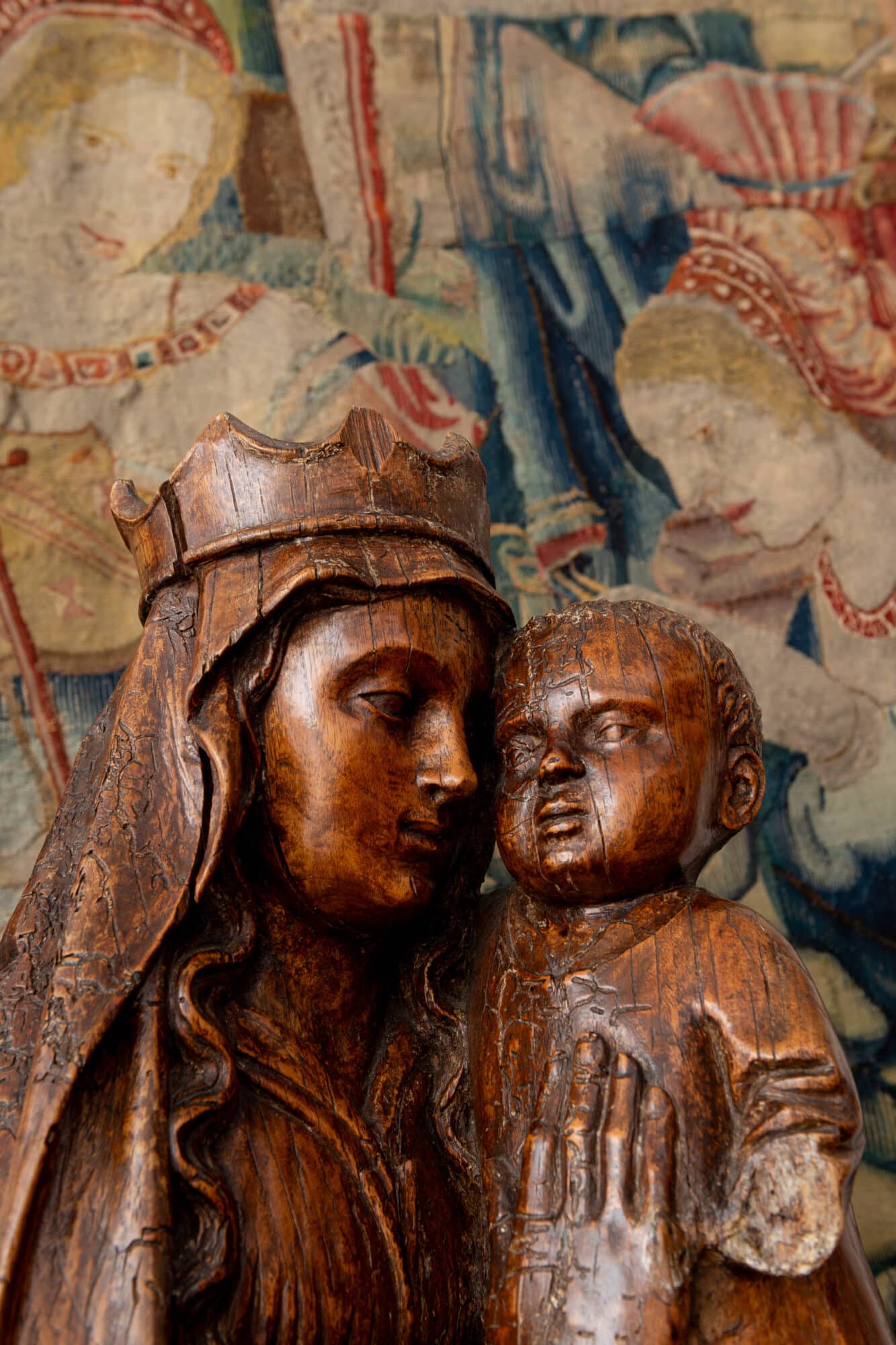 Late Gothic Madonna and Child, Franco-Flemish
