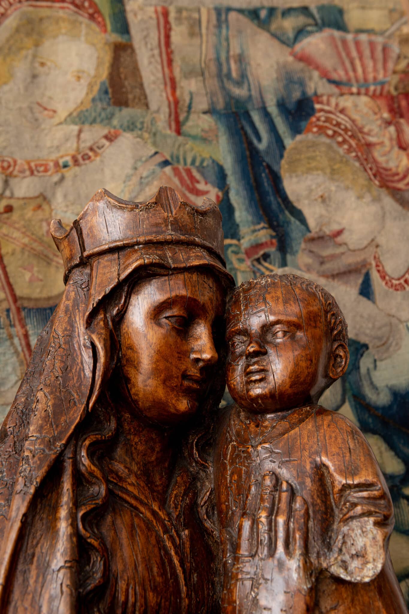 Late Gothic Madonna and Child, Franco-Flemish