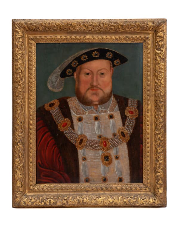16th century oil on oak panel Henry VIII