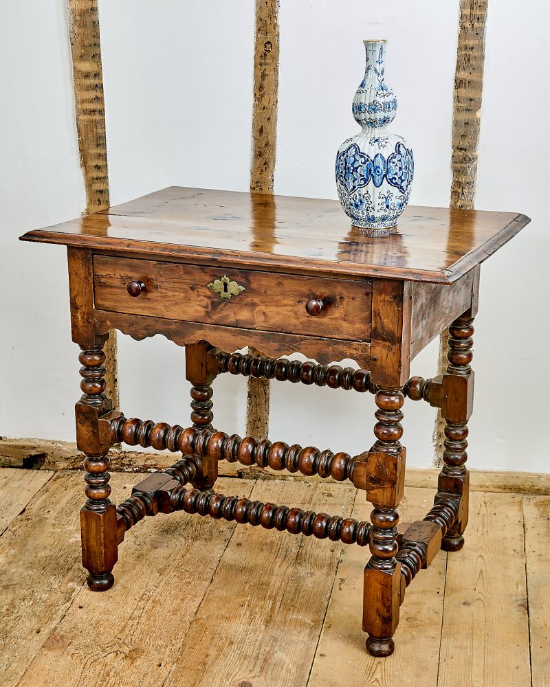 Charles II yew wood table