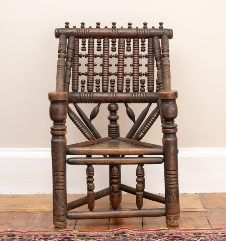 16th Century Ash Yew and Oak Turner’s Armchair