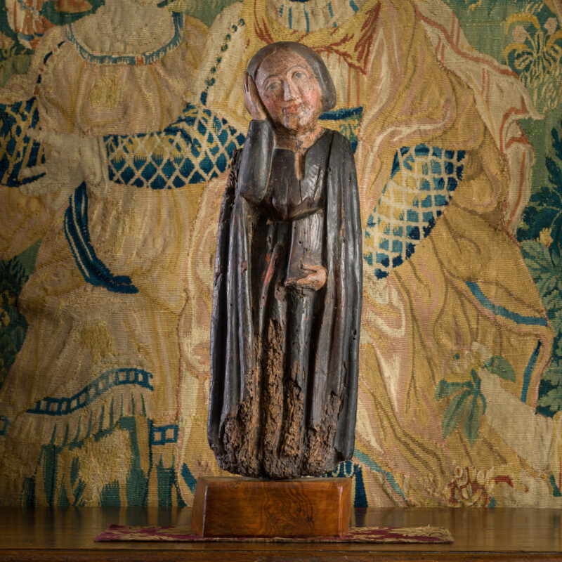 Medieval sculpture of Mary