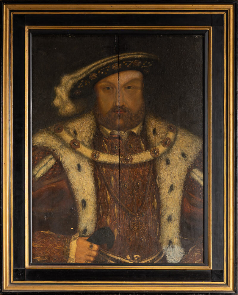 Portrait of Henry VIII oil on oak panel