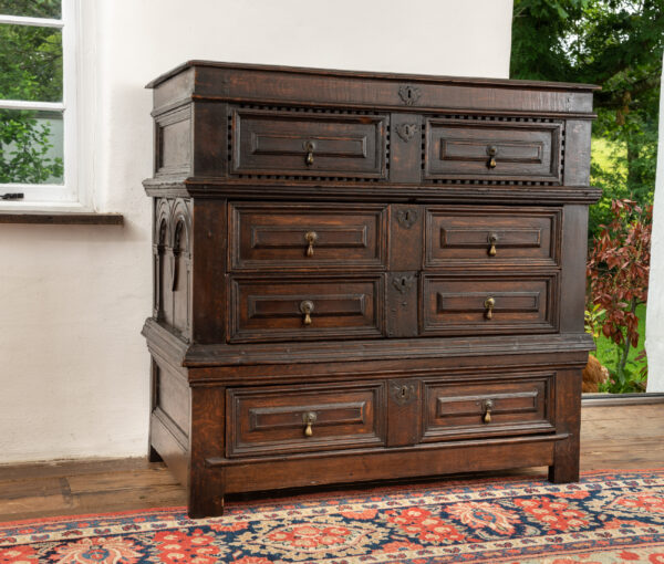 Charles I oak chest of drawers