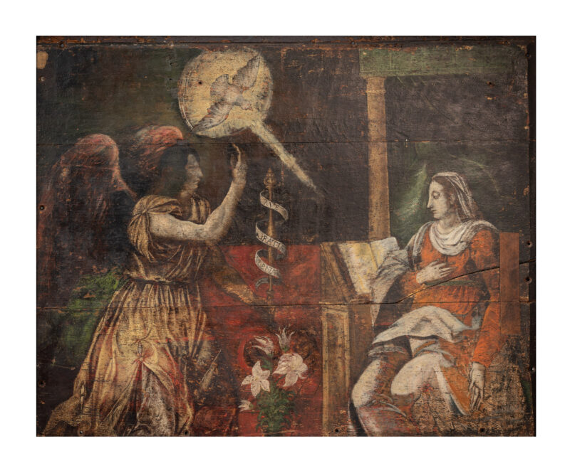 Renaissance painting of the Annunciation
