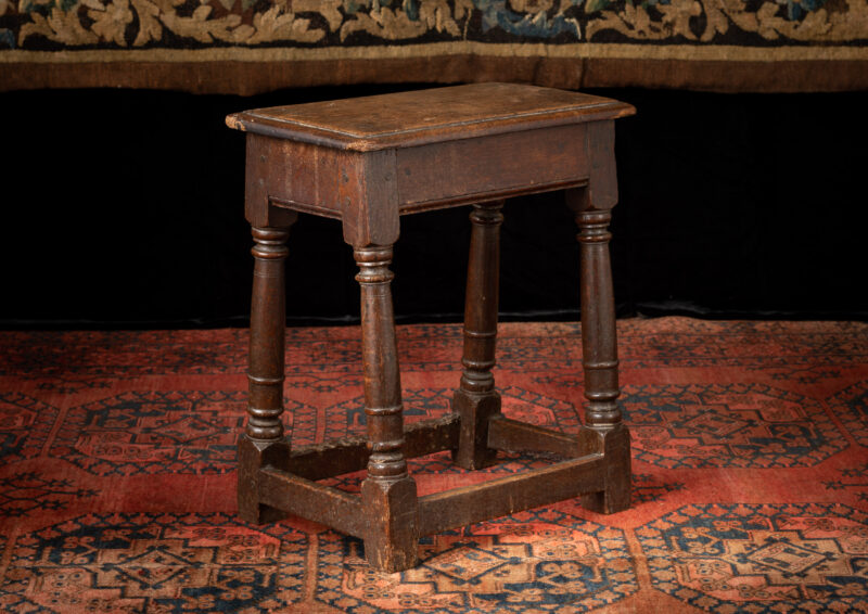 Charles I joined oak stool