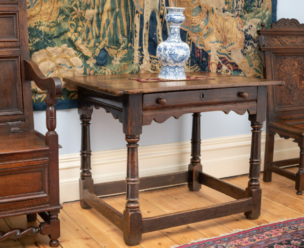 Charles I oak centre table