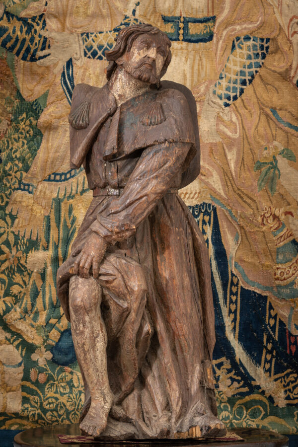 Late 16th century sculpture of St Roch