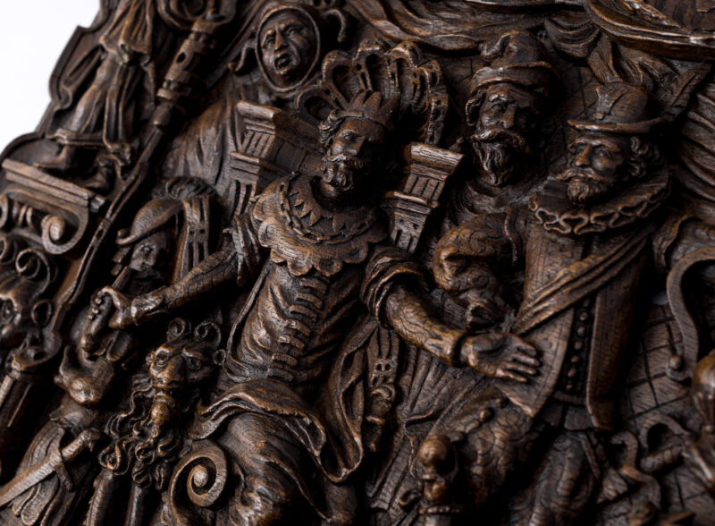 Flemish work of art Renaissance carved panels