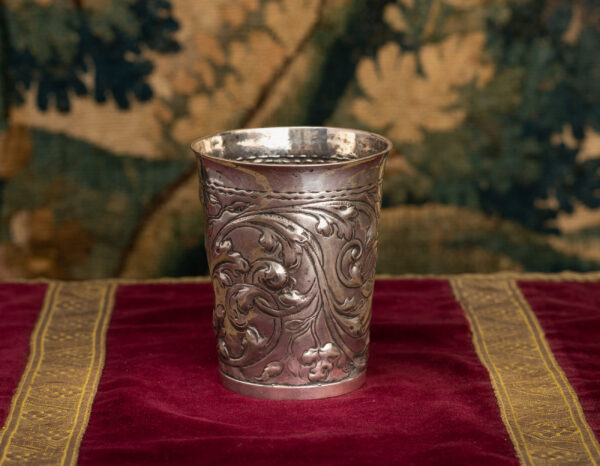 17th century German silver beaker