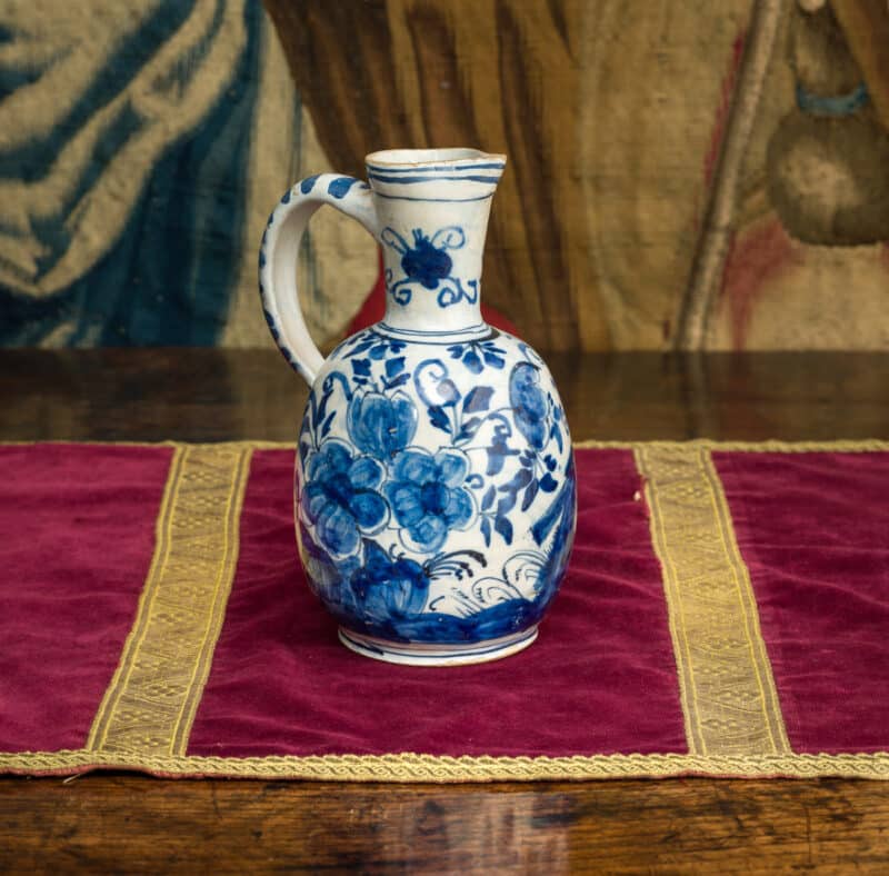 17th century Delftware ewer