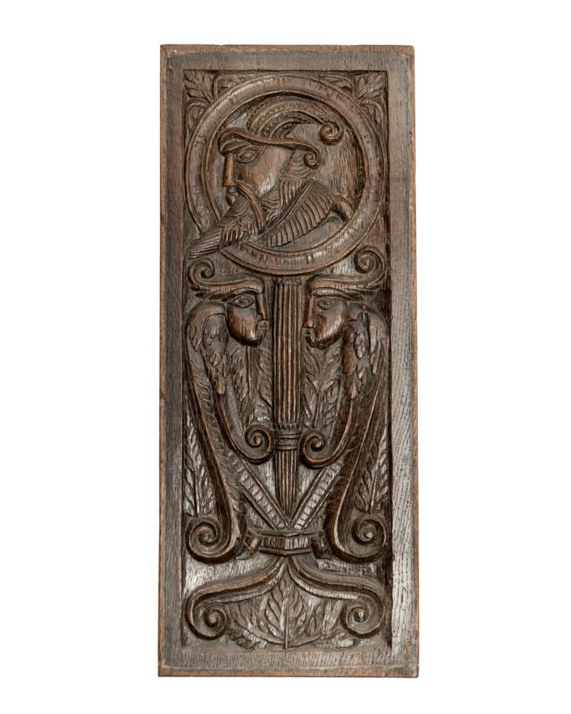 16th century carved oak panels