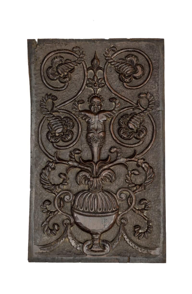 Henry VIII oak carved panels