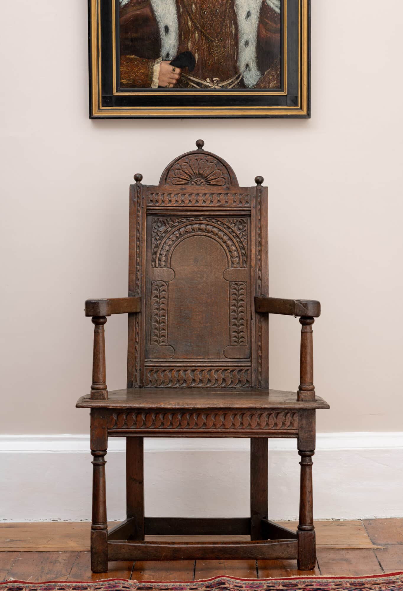Salisbury Joined Oak Caqueteuse Armchair