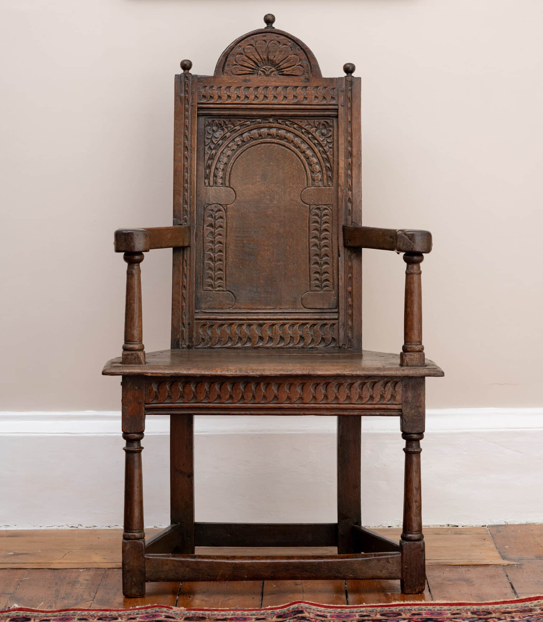 Salisbury Joined Oak Caqueteuse Armchair