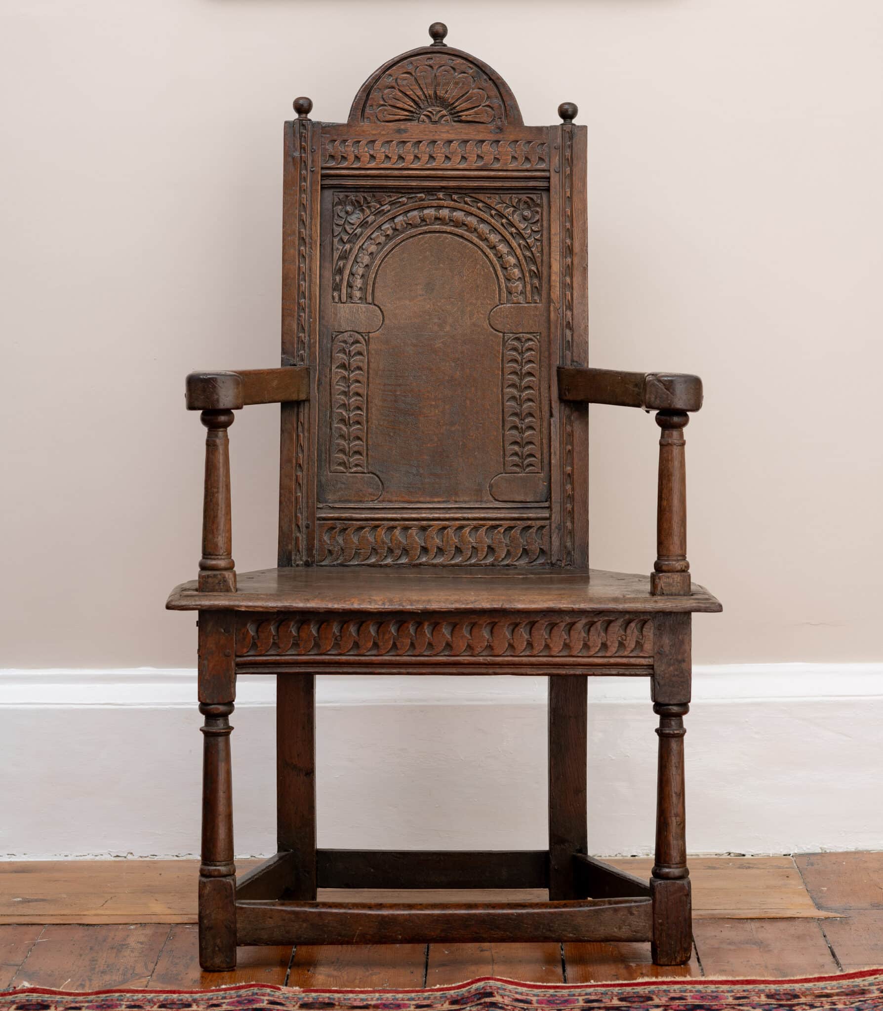 Salisbury Joined Oak Caqueteuse Armchair
