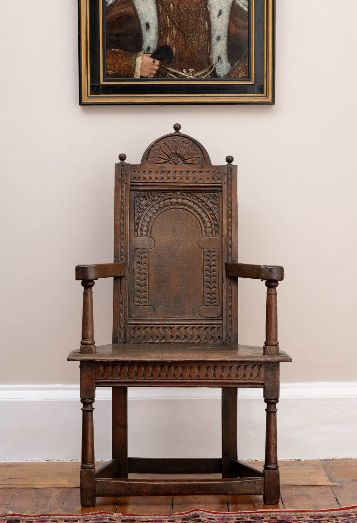 Salisbury Joined Oak Caqueteuse Armchair