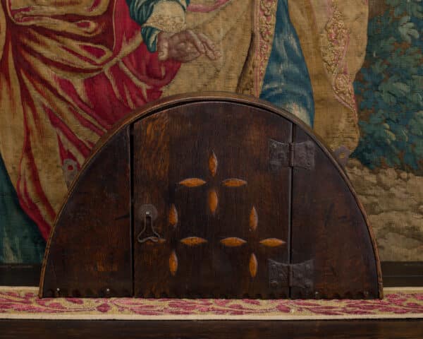 17th century domed Welsh mural cupboard