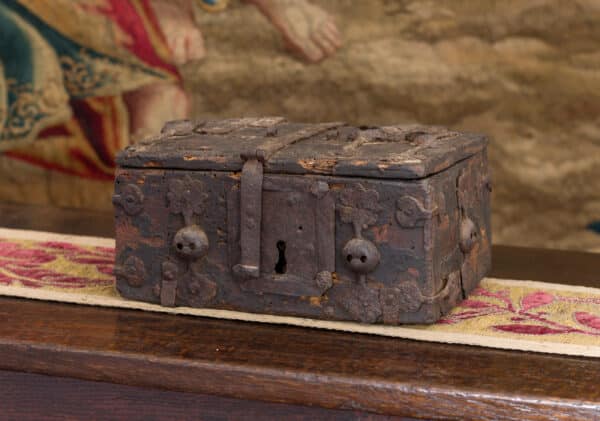Gothic iron bound box