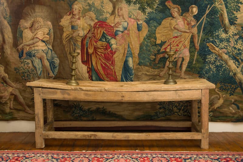 Elizabeth I elm kitchen table 16th century