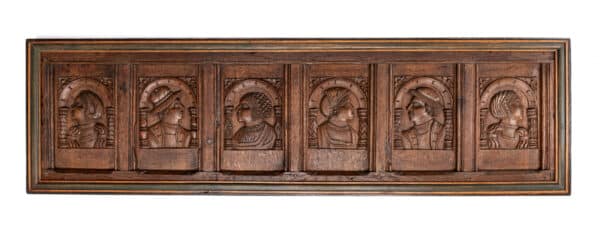 Henry VIII oak carved panelling