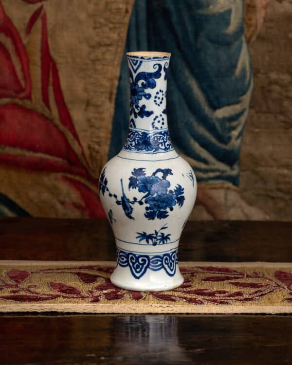 17th century Delftware tulip vase