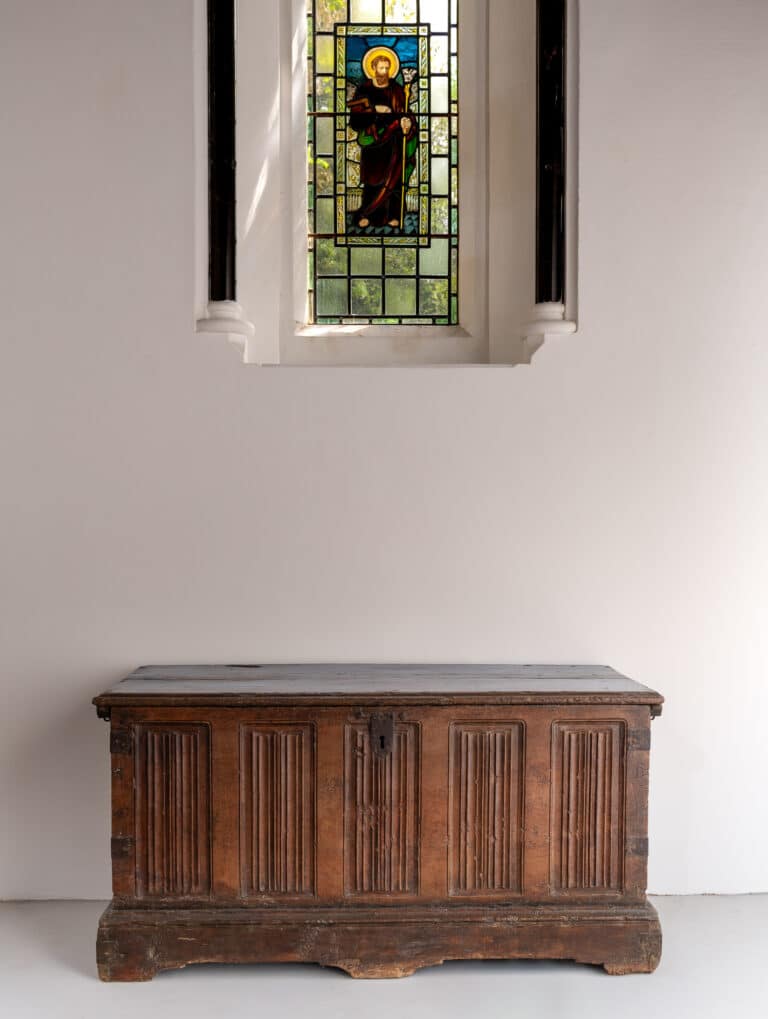 Late Gothic walnut chest