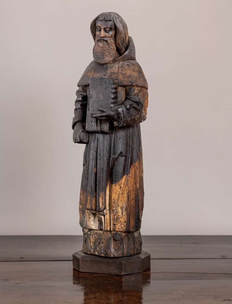 Henry VIII Walnut Devotional Figure