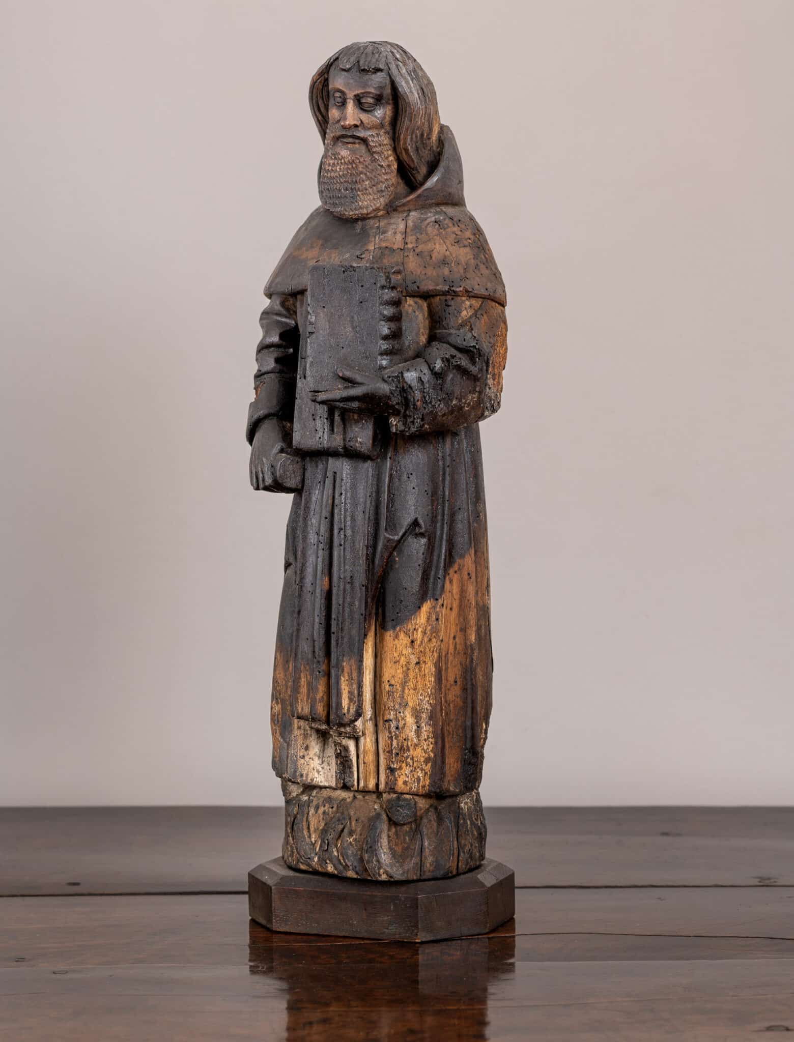 Henry VIII Walnut Devotional Figure