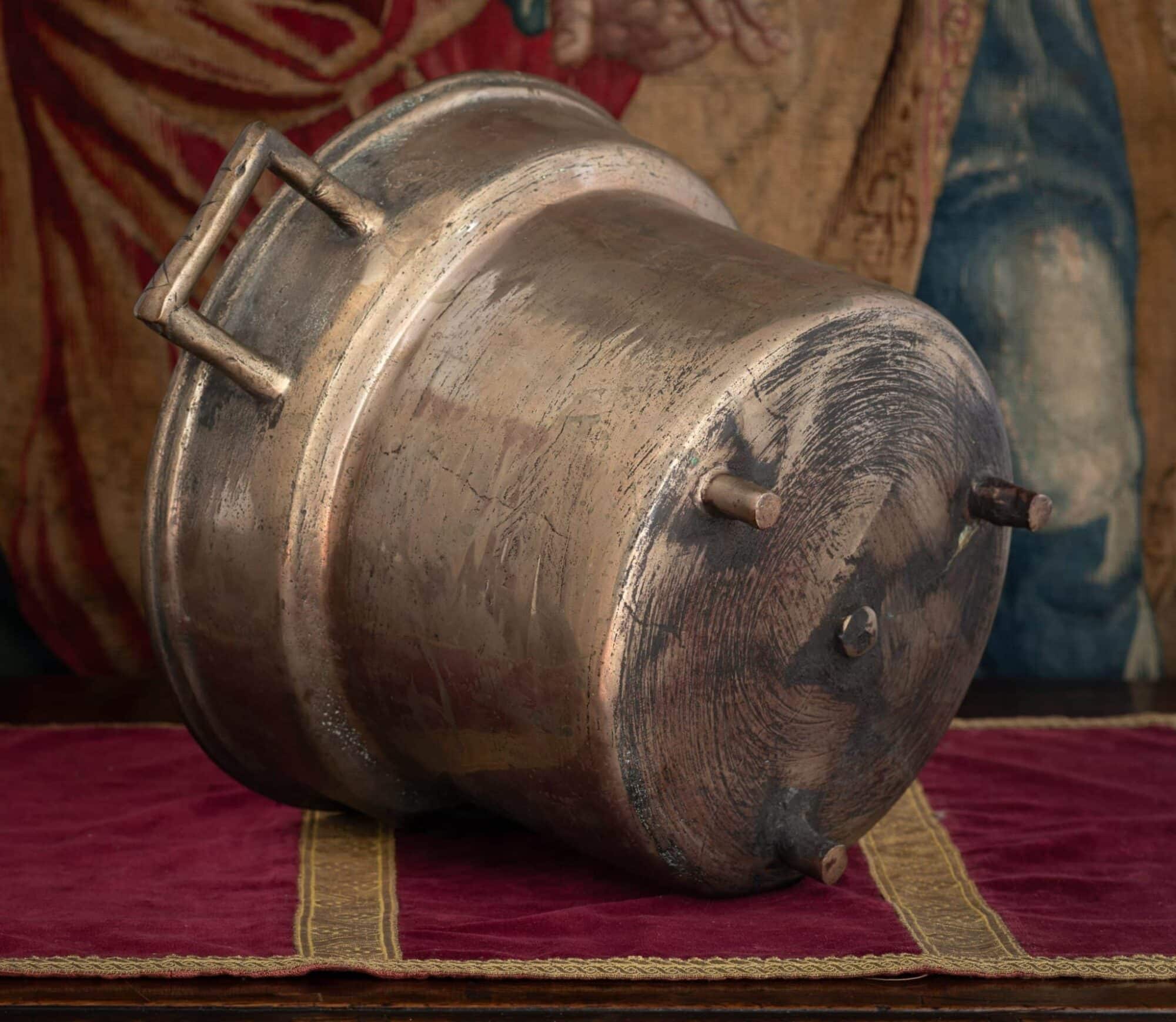 A Large Bronze Cauldron Bearing the Founder’s Monogram ‘RM’
