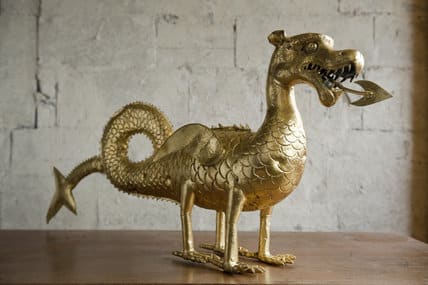 Elizabeth I / James I carved dragon