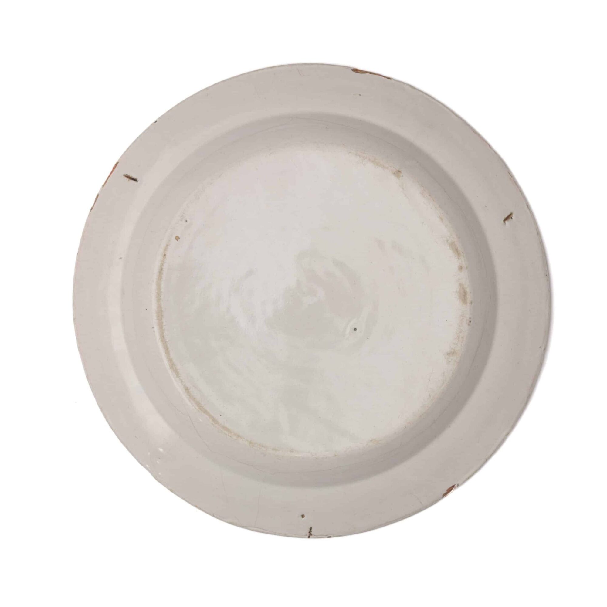 White English Delftware Plate
