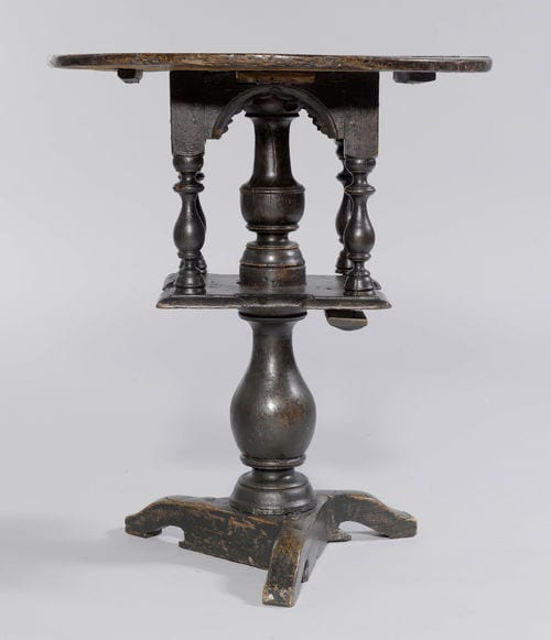 17th century birdcage pedestal table