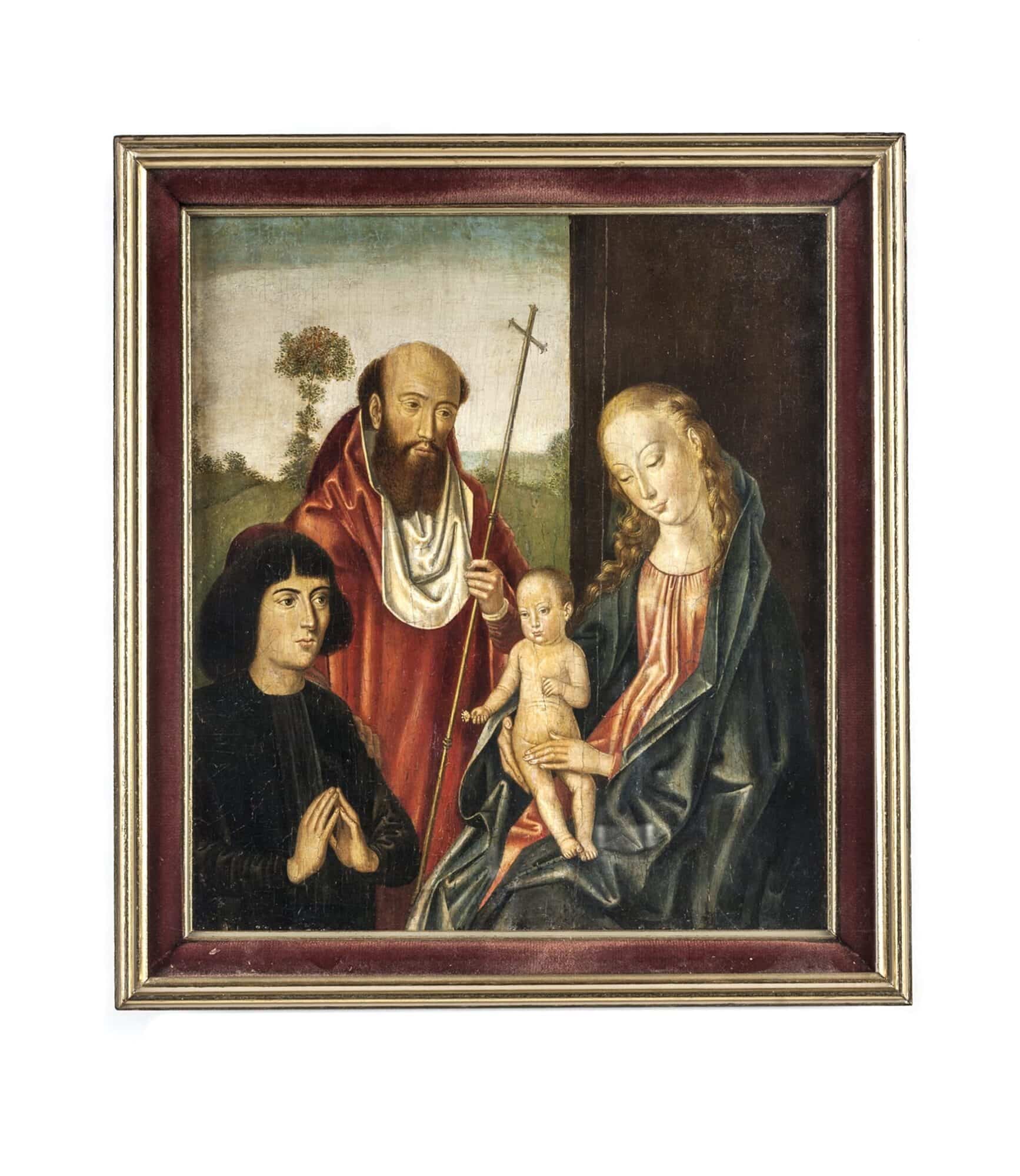 Oil on board circle of Hans Memling