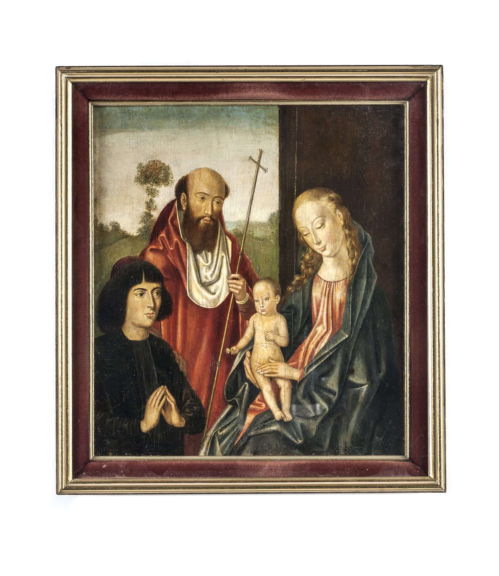 Oil on board circle of Hans Memling