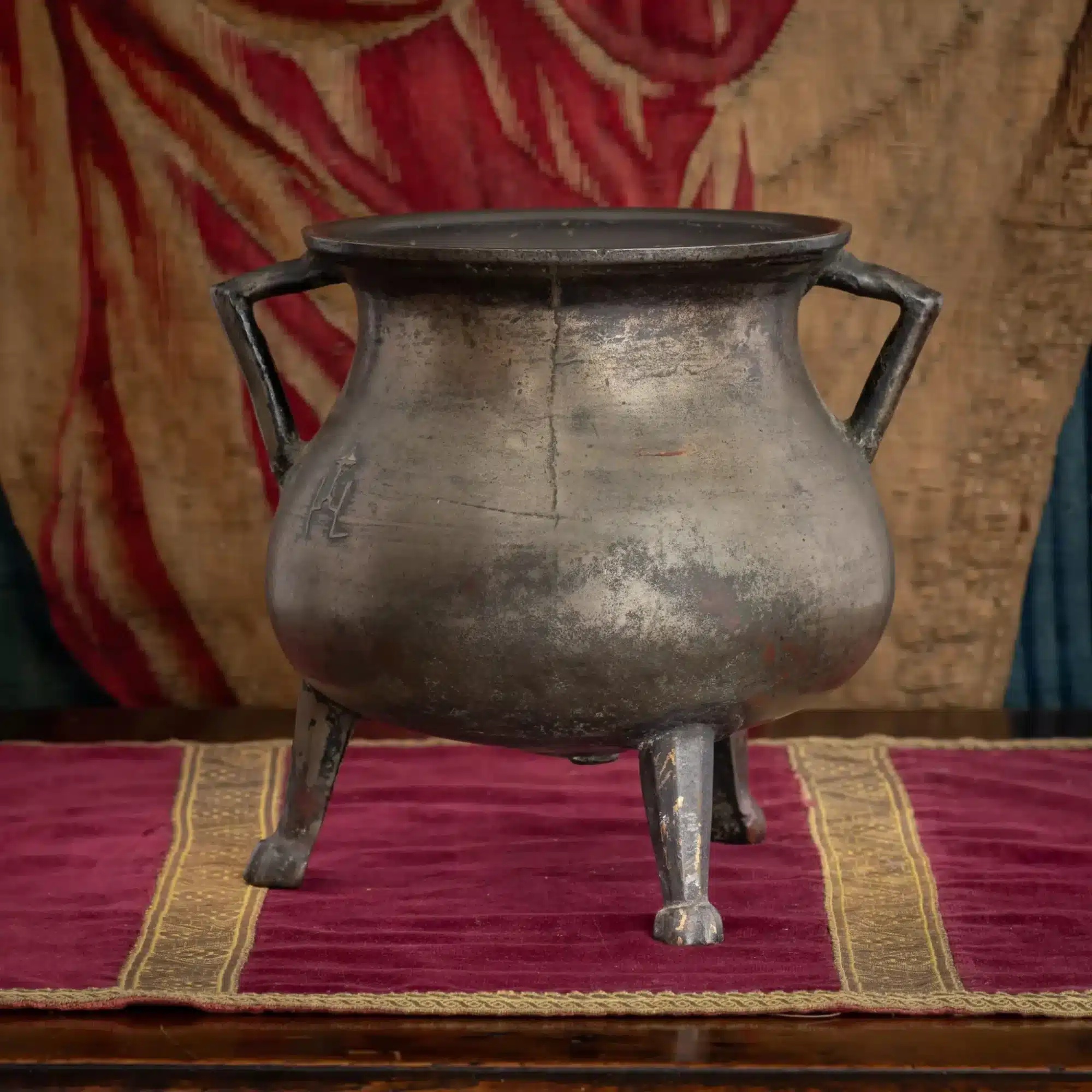 South German Bronze Cauldron