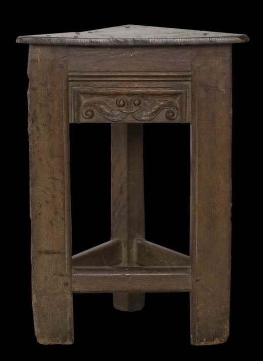 Henry VIII triangular stool
