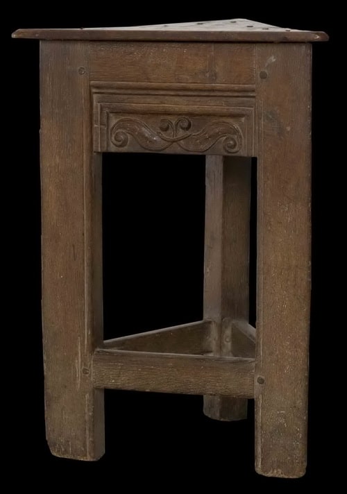 Henry VIII triangular stool