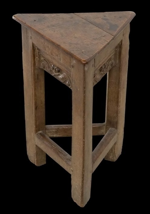 Henry VIII triangular stool