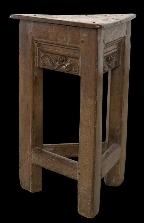 Henry VIII triangular stool