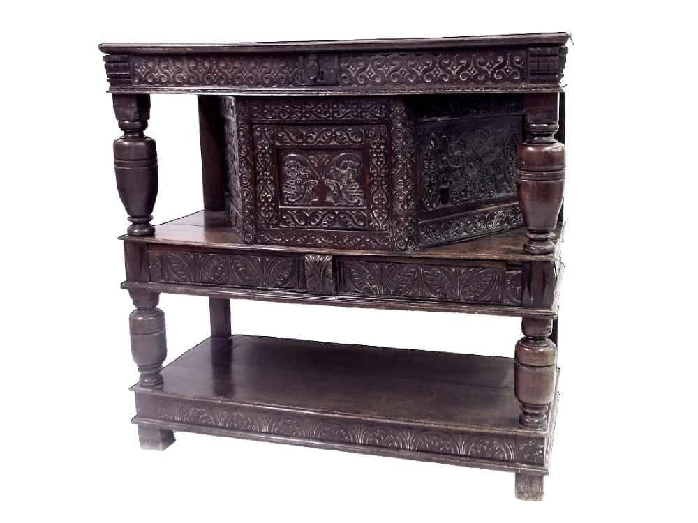 Charles I oak livery cupboard