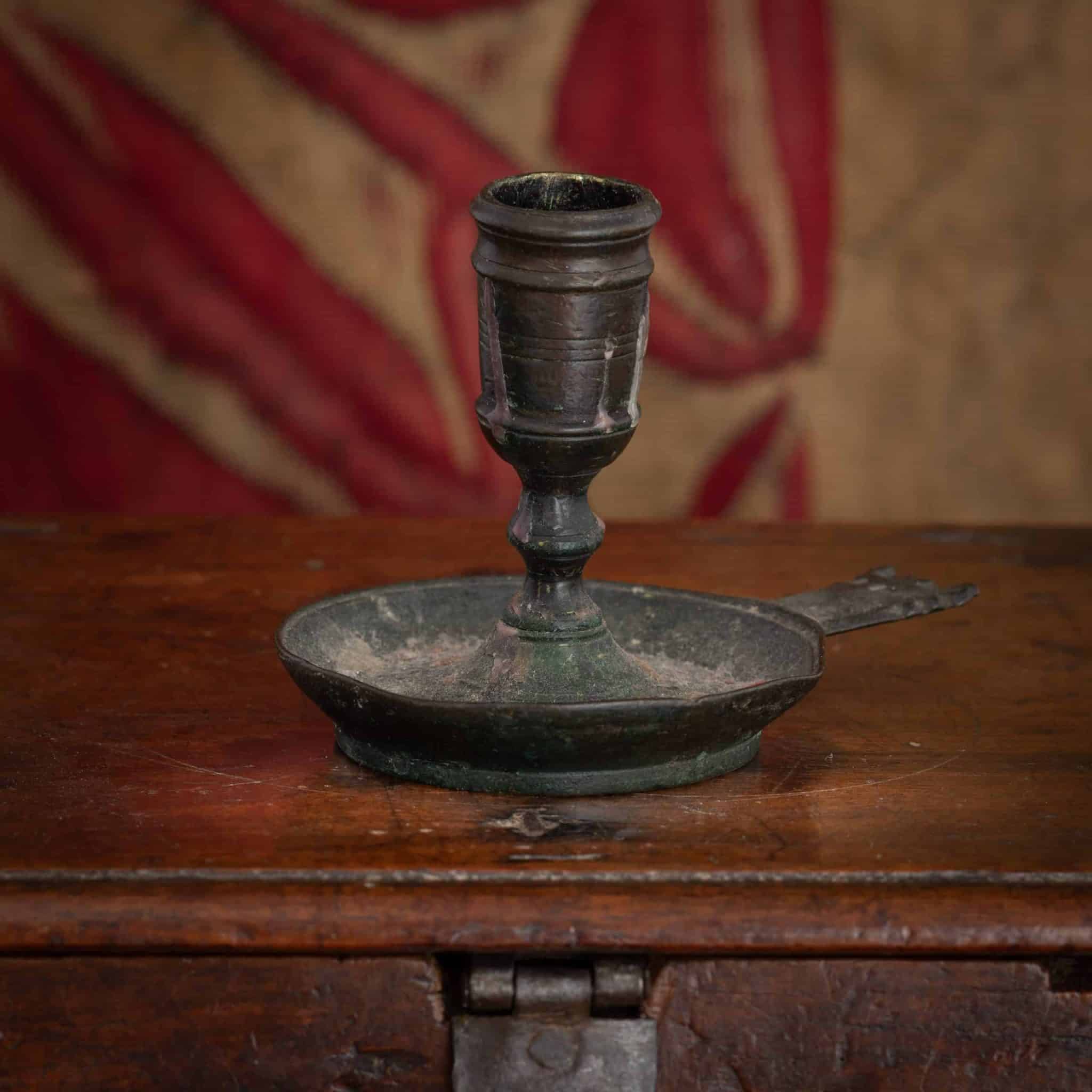 Small Bronze Chamberstick