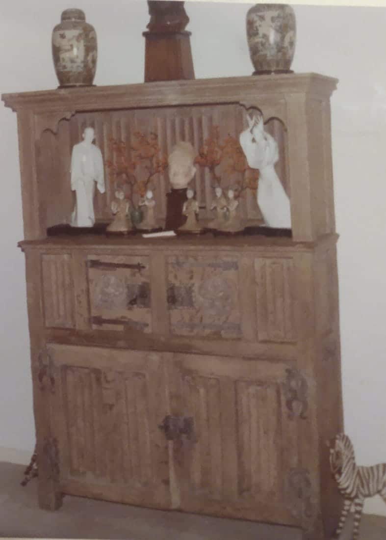 William Randolph Hearst Gothic cupboard