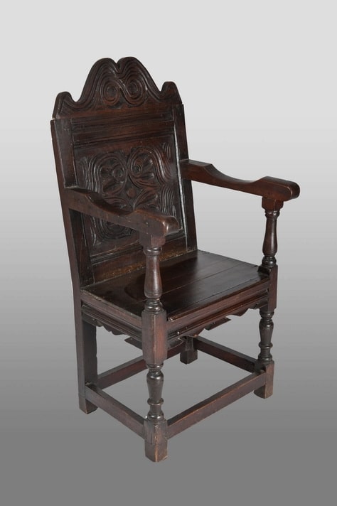 Charles I joined oak armchair