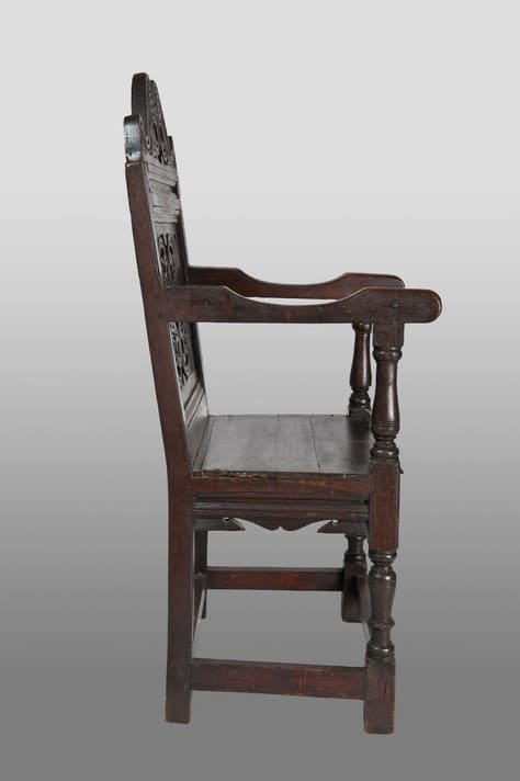 Charles I joined oak armchair