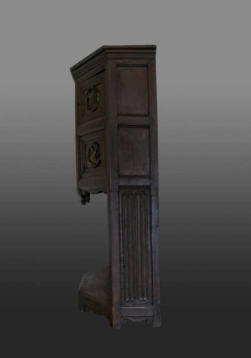 Henry VIII canted oak buffet