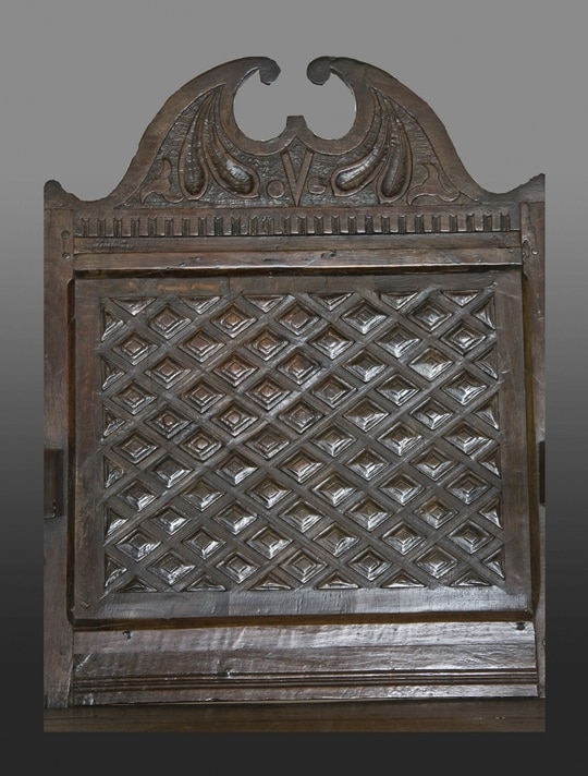 Charles I oak joined armchair