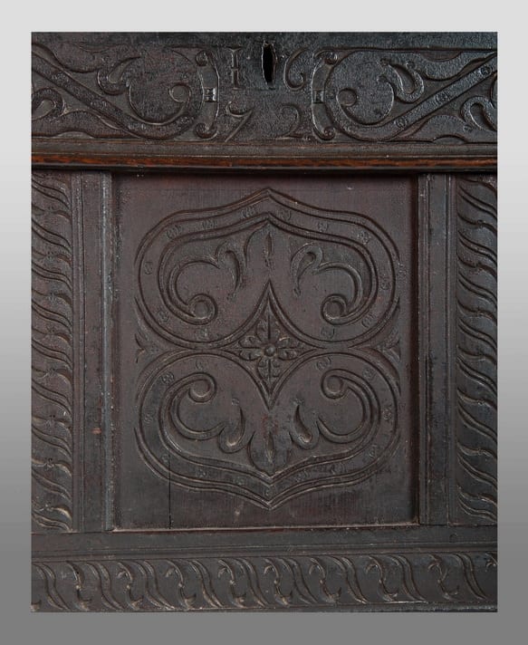 Charles II joined oak chest