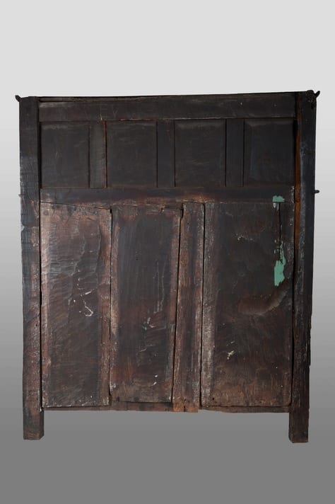 James I oak press cupboard