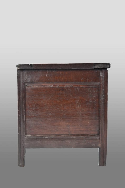 Henry VIII joined oak linenfold chest